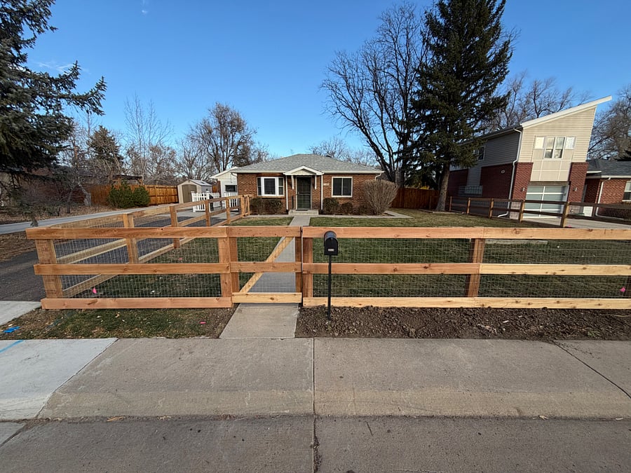 Fenced in yard