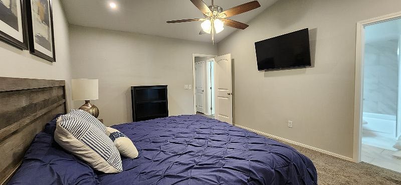 Master bedroom suite