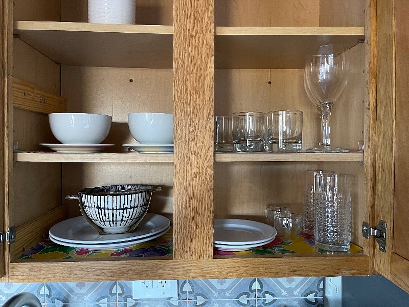 New French white stoneware, italian glassware - vintage and new wine glasses to enjoy the delights of Sonoma County! 