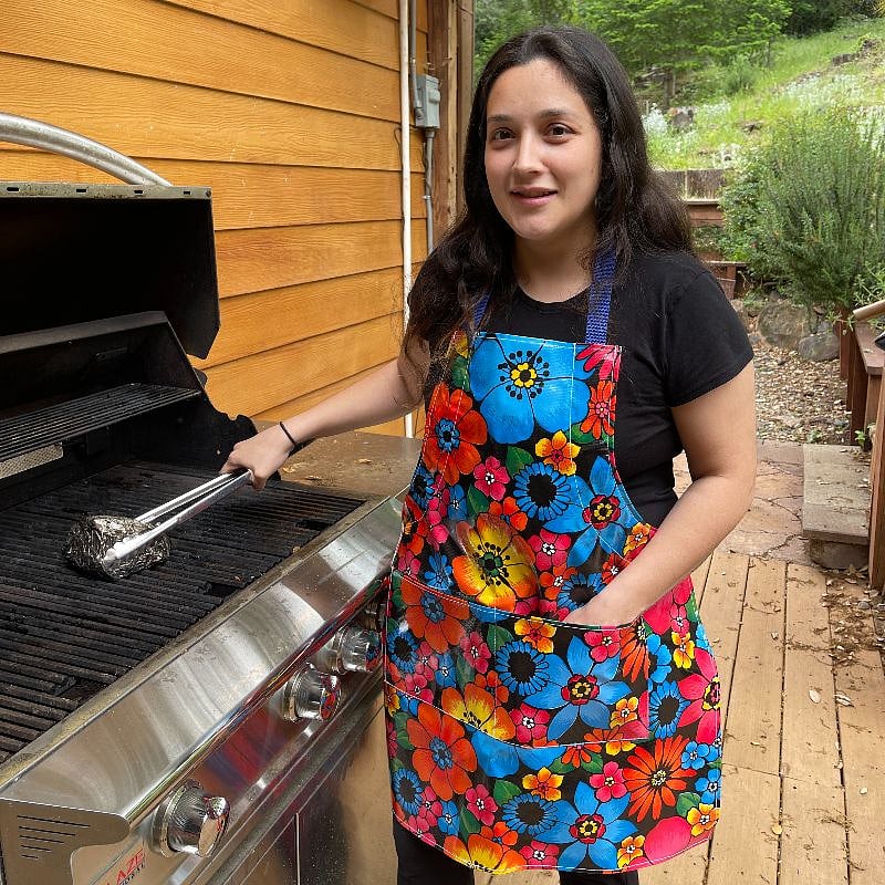 We just bought a lovely BBQ grill for your patio - stainless, 3 burners, heavy grate. It will be such fun to come home and grill your supper while relaxing with the view & some local wine! Grill mistress not included!