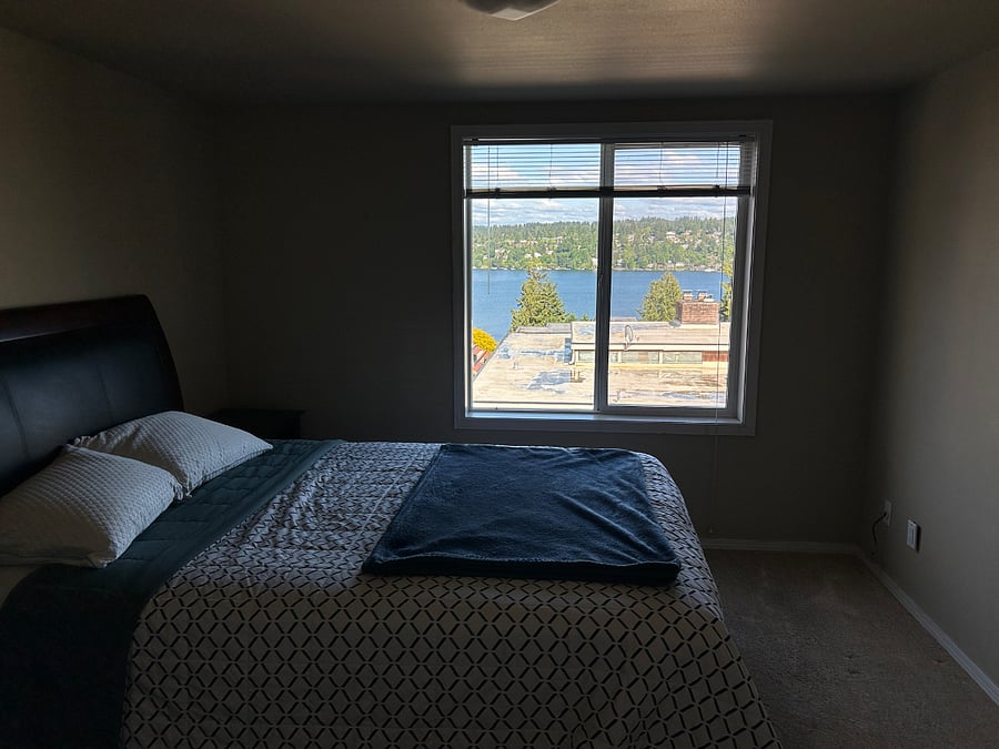 Dark to showcase water view. 2nd Bedroom