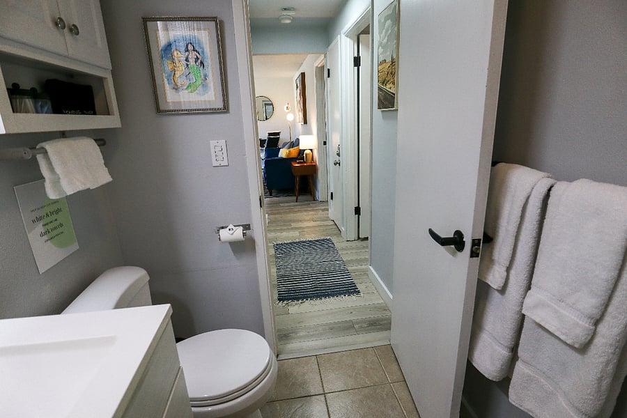 Bath towels, hand towels, and some extras