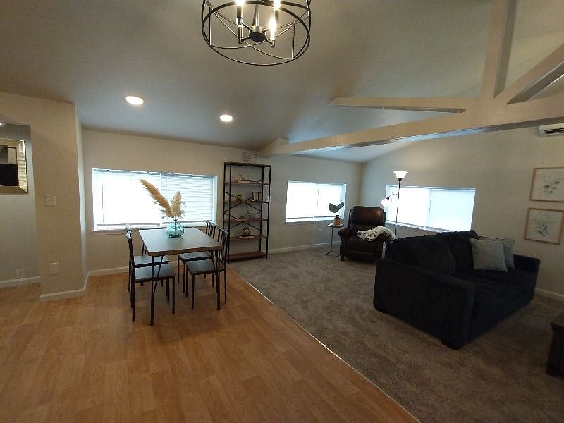 Dining area, living room