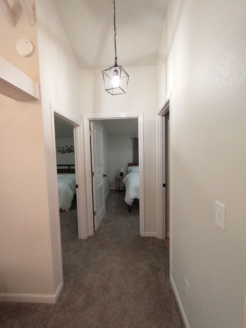 hallway to bedrooms and bathroom