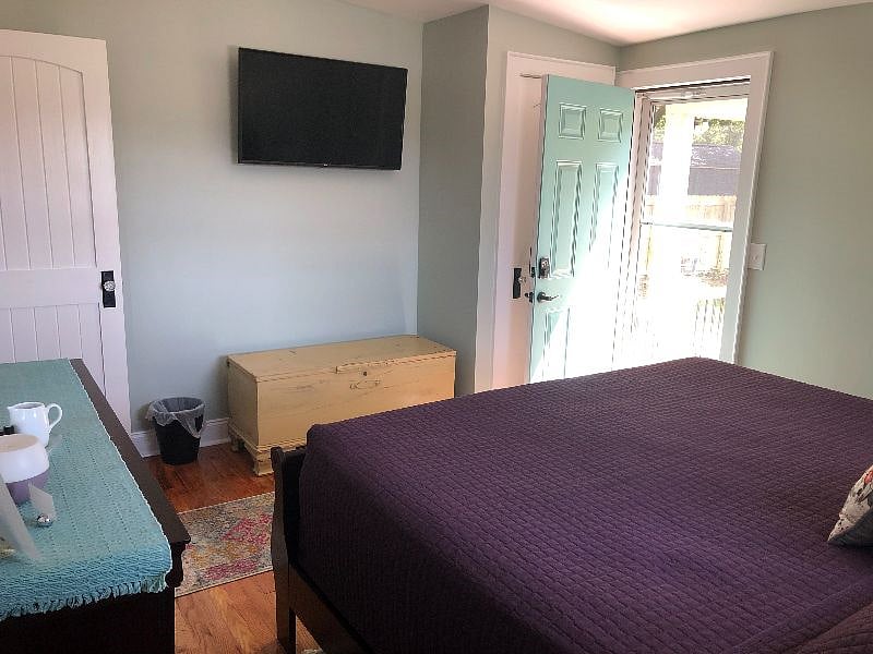 Master bedroom with king bed