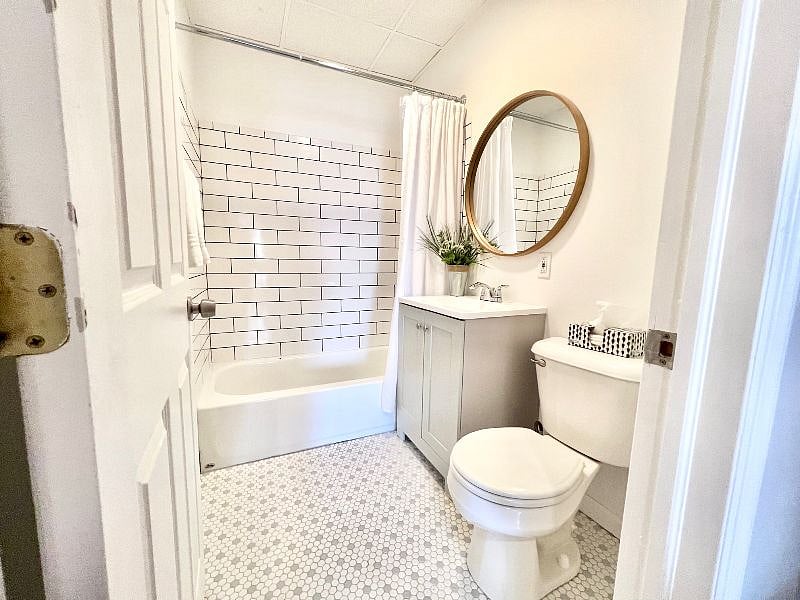 Freshly renovated bathroom