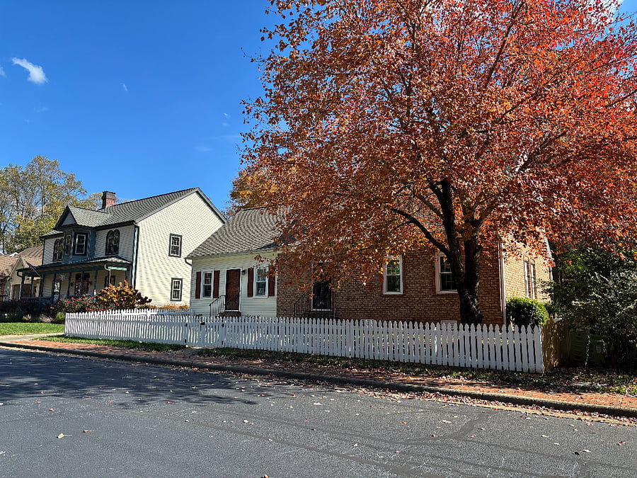 Quiet neighborhood. Photo of our house. Nov 2, 2025