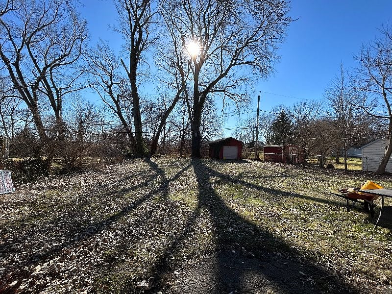 spacious back yard