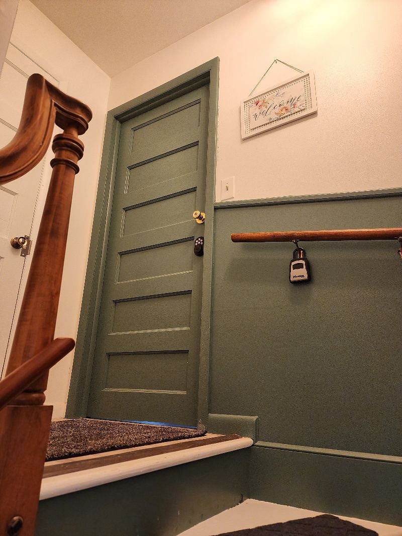 Side Door entry to Private ApartmentS