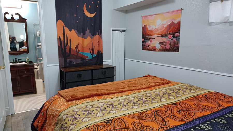 Bedroom with bath