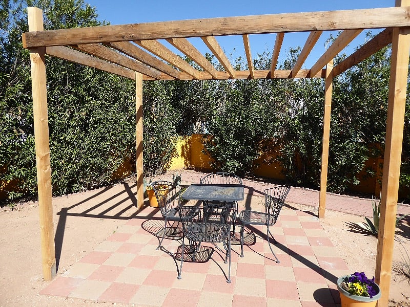 North unit, backyard