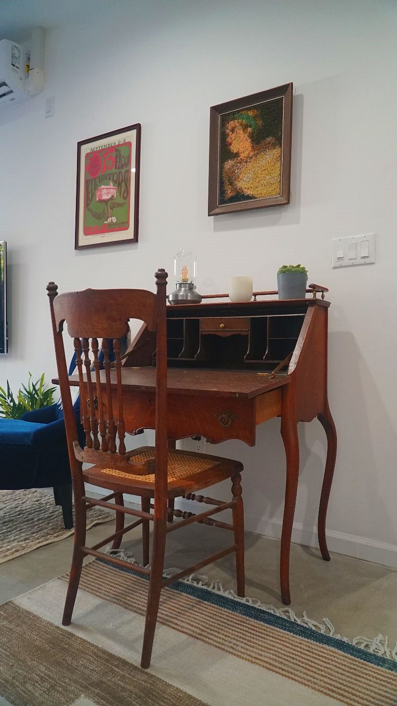 Small desk for any work you need to get done.