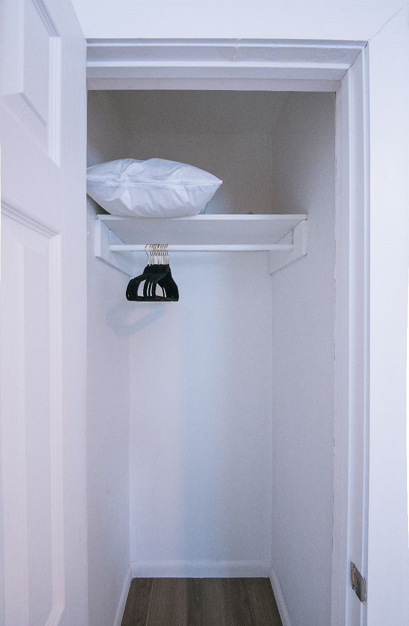 Closet with Hangers