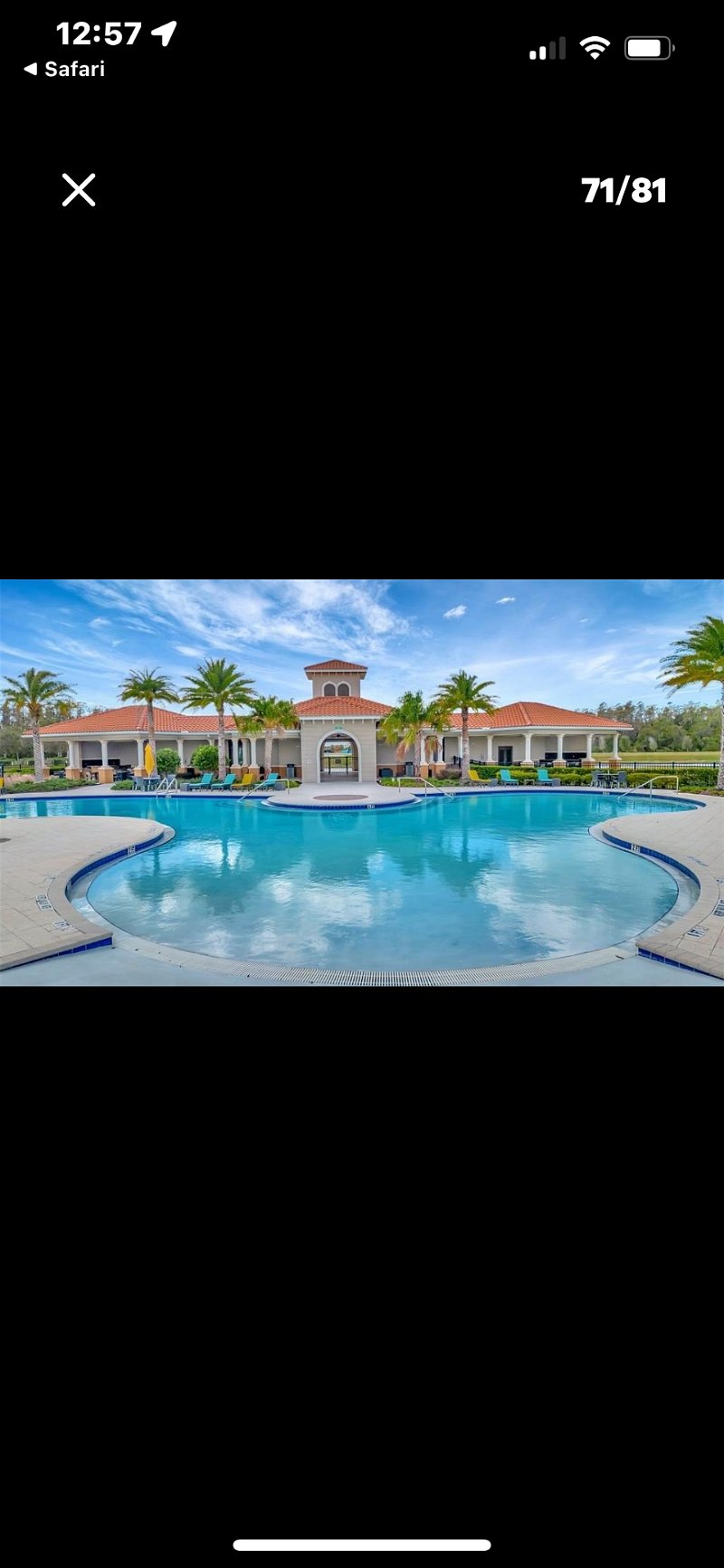 Clubhouse and pool area