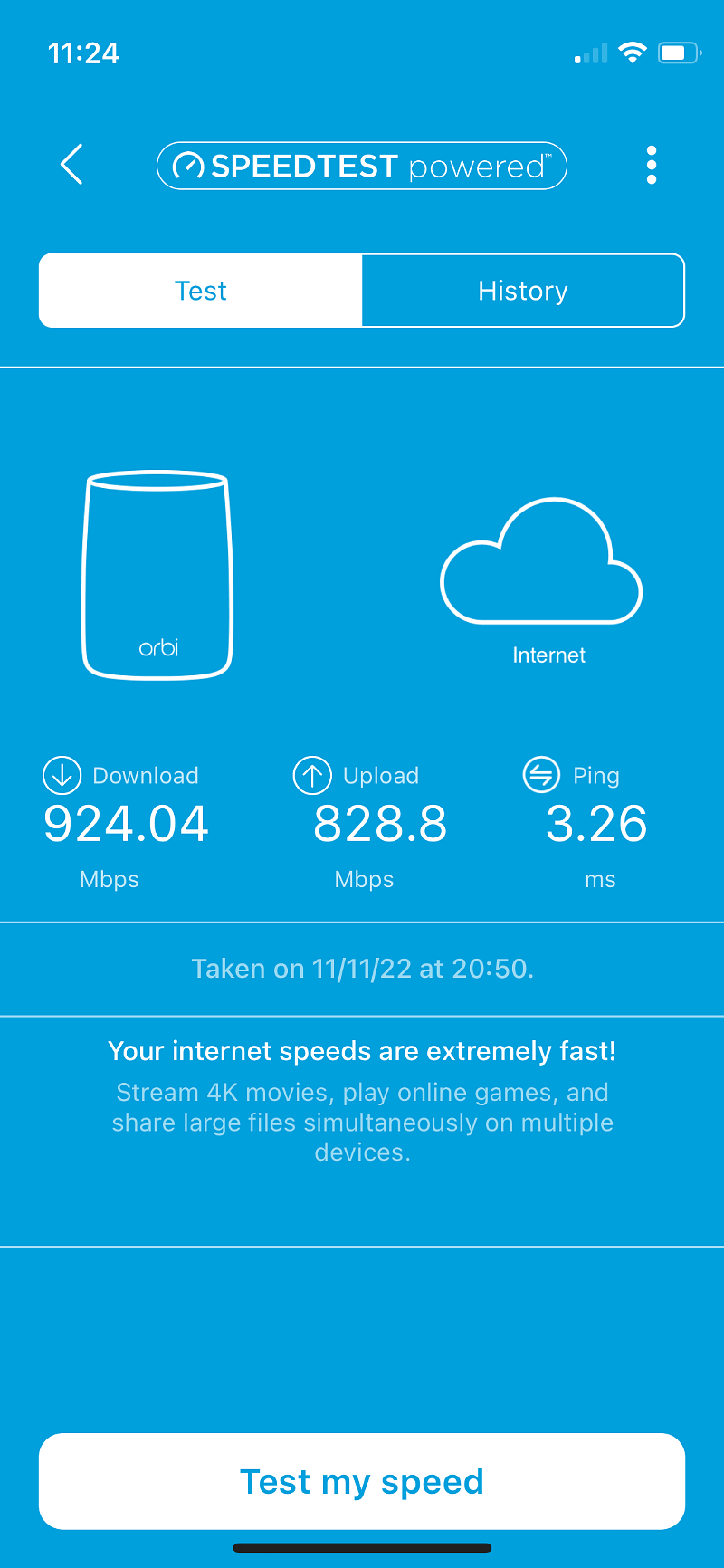 Fast WiFi.