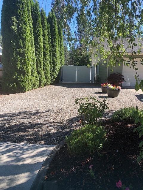 Private parking area. Security cameras and Ring