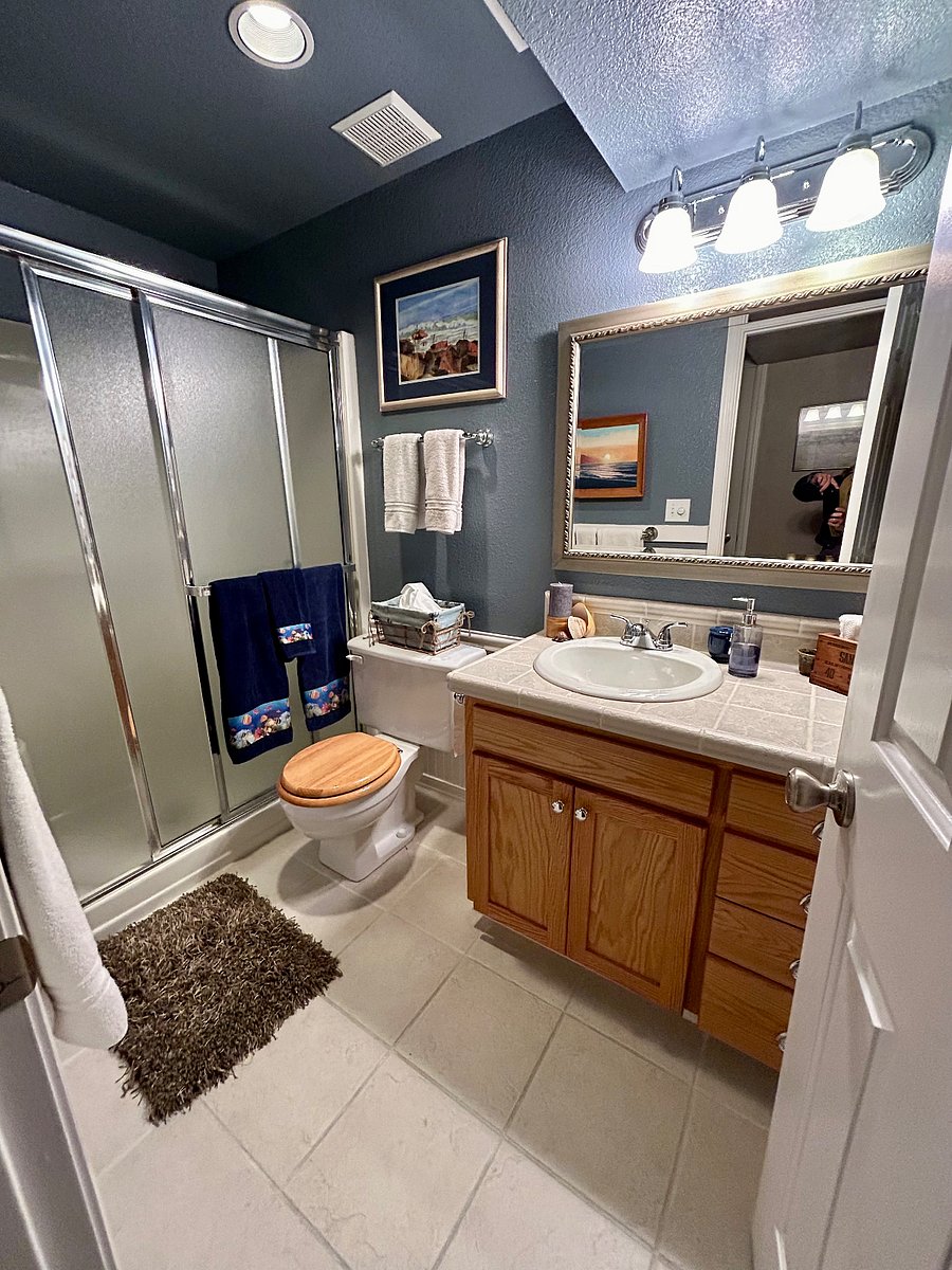 Private bathroom with shower