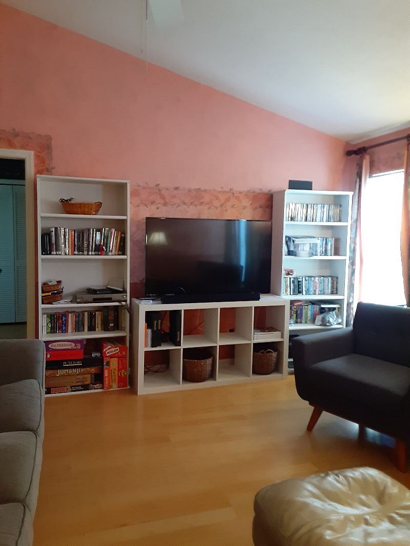 FAMILY/TV ROOM; DVDS, DVD PLAYER, GAMES