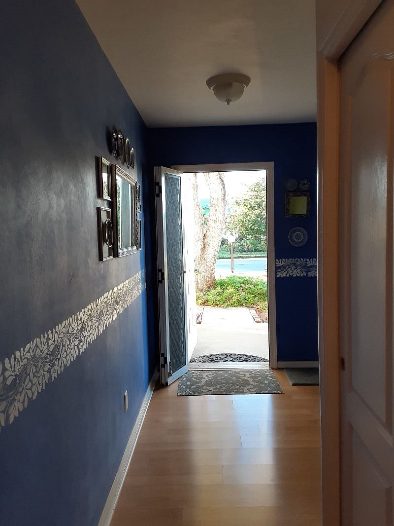 FRONT DOOR, ENTRY HALL