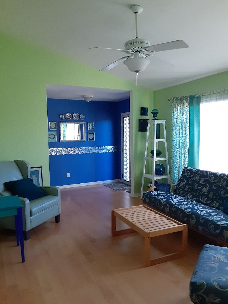 FRONT HALLWAY, LIVING ROOM