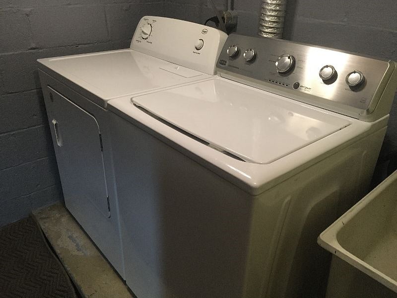 In-unit large capacity washer and dryer