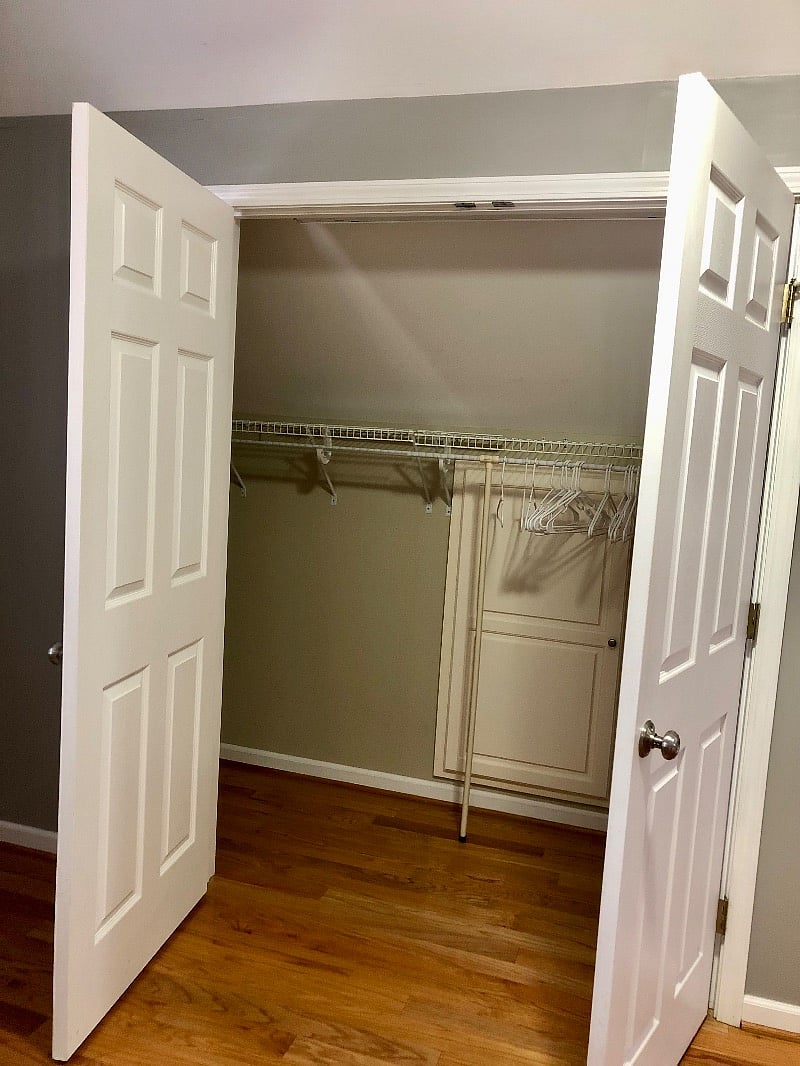 Upstairs First Closet