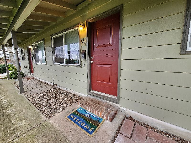Front door, middle unit of a triplex