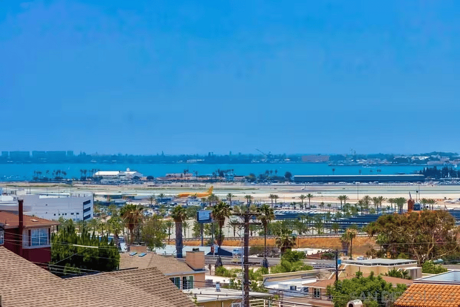 View from balcony.