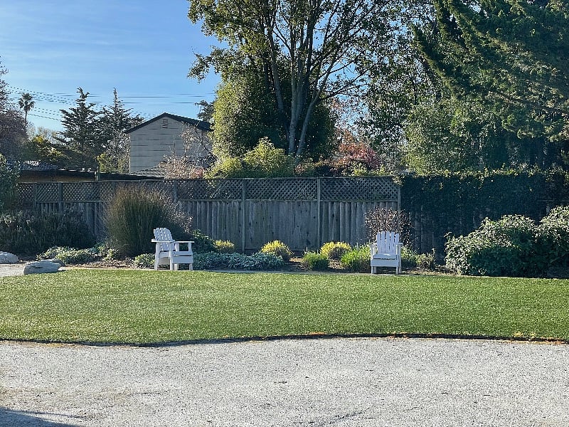 Pocket park across the street.