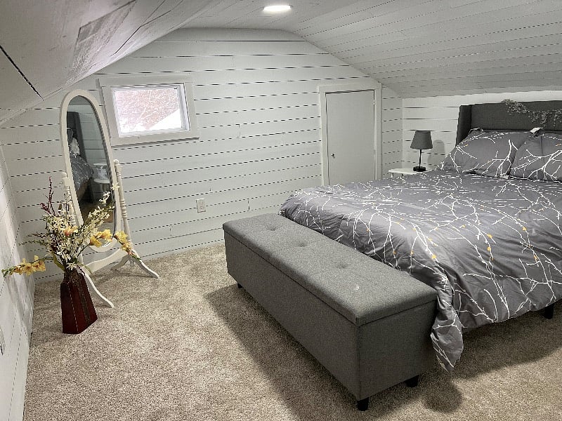 queen sized bed
