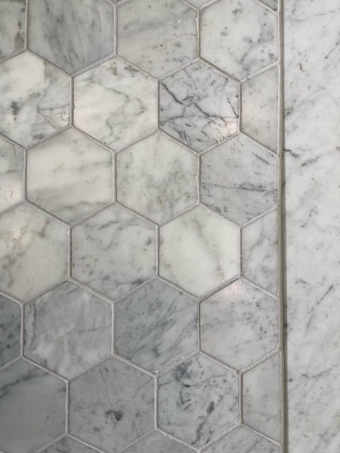 Heated bathroom tile floors