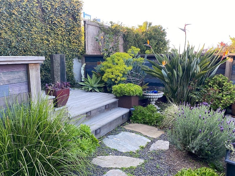 This is the hot tub nestled in far side of yard with tons of privacy