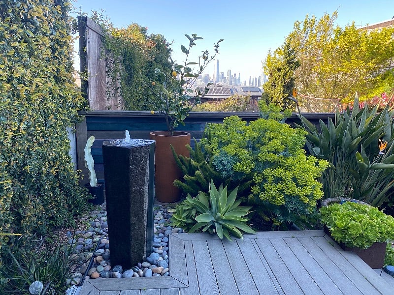 Fountain in your beautiful oasis