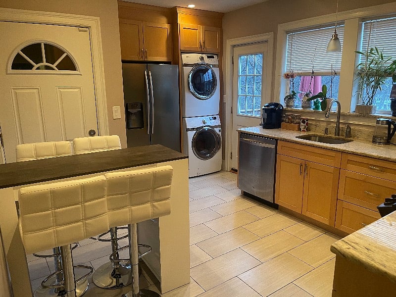 Fully stocked Kitchen area 