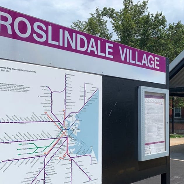 Public train station nearby in walking distance 