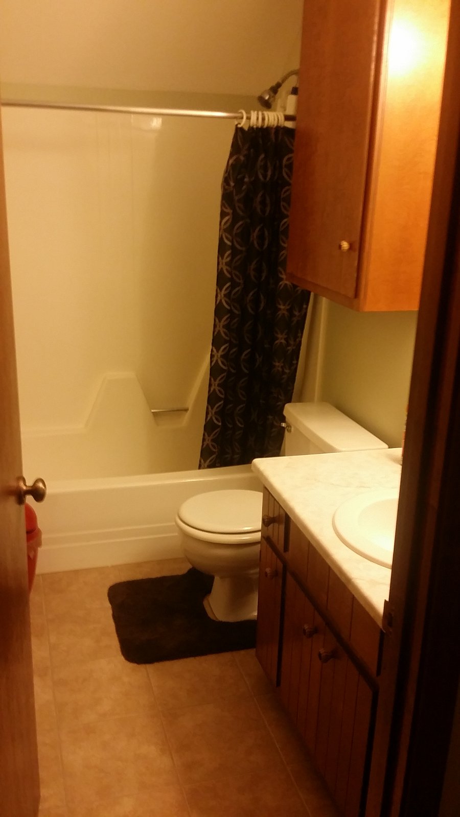 Upstairs shared hallway bathroom for Room2 and 3