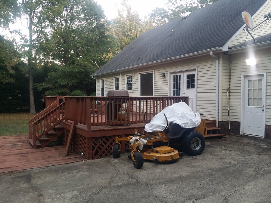 Rear Deck (Old Photo - recently renovated)