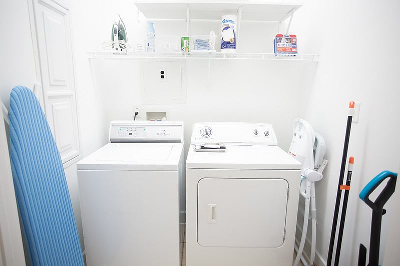 Washer Dryer, Iron & Ironing Board, High Chair