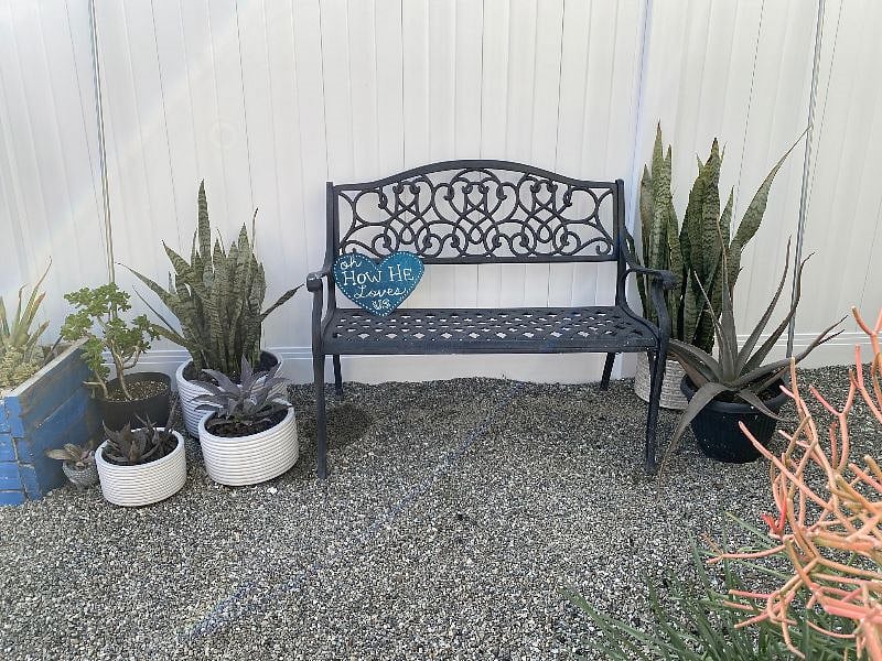 mini garden area