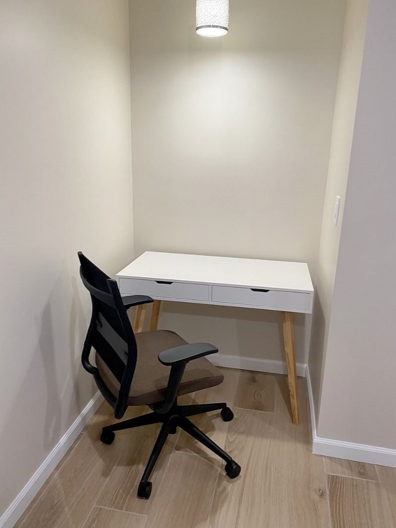 work desk in the bedroom