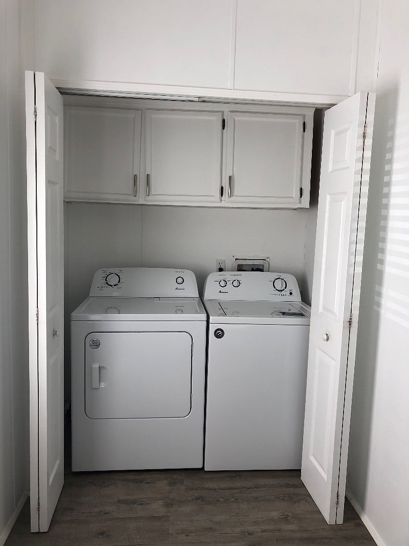 In house washer and dryer