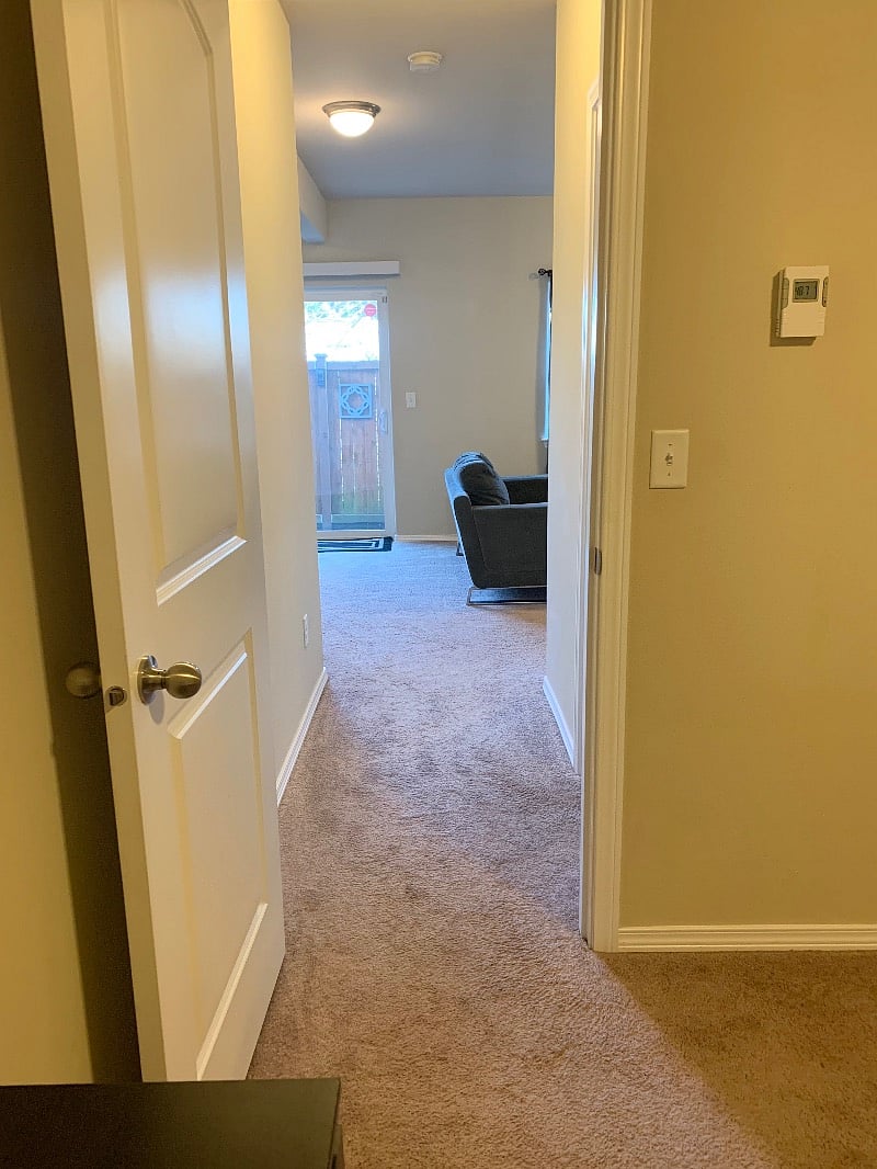 Angle from basement room 