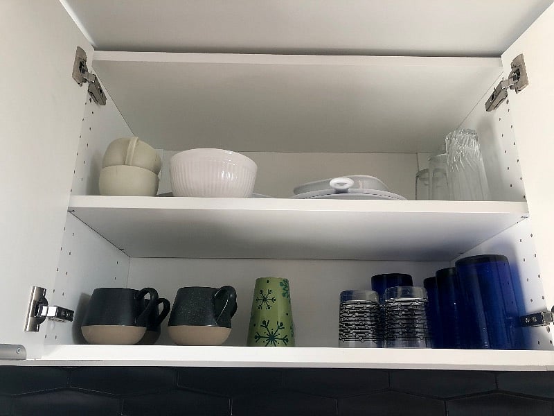 Array of cups and glassware