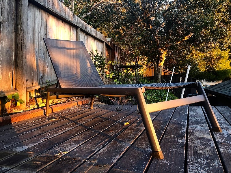 Sweet light on the patio
