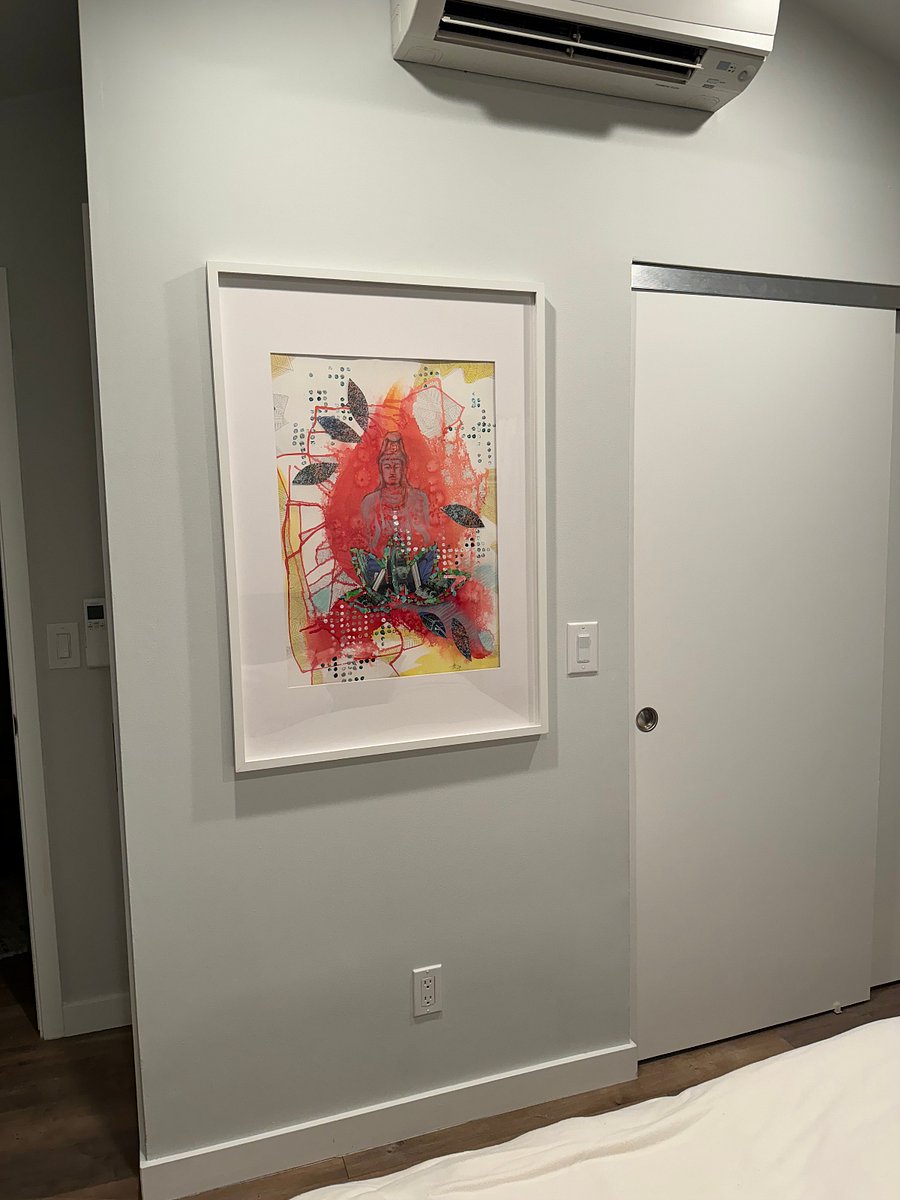 Painting in bedroom