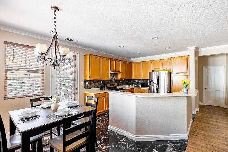 Open kitchen space