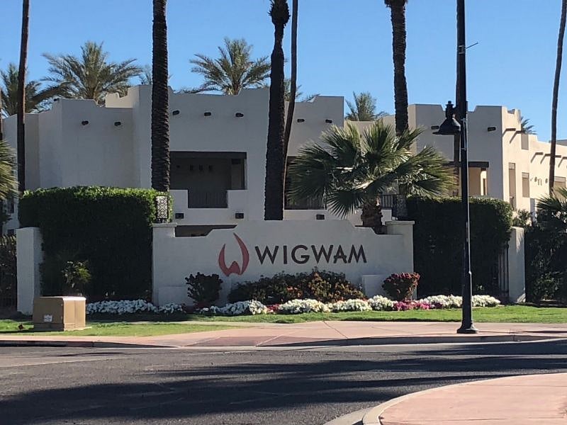 About one mile to Wigwam Golf Resort & Spa