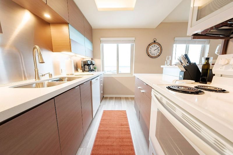 Plenty of natural light in your brand-new kitchen.