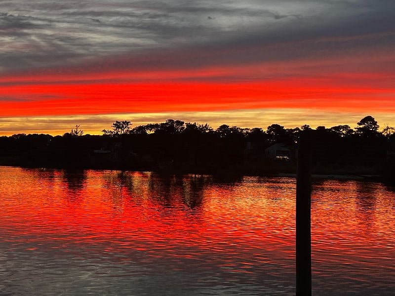 Beautiful sunsets from the deck