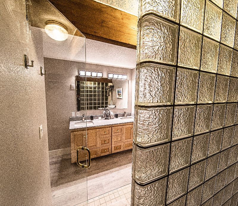 Bathroom from the shower
